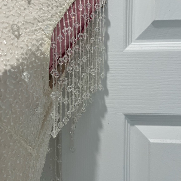 Vintage Jenny Packman gown. Preowned . With stains. No size. Fits 4 - Picture 5 of 14